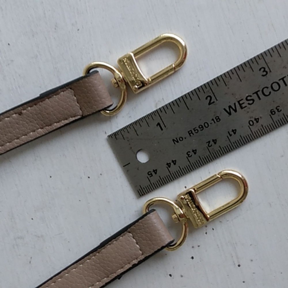 Tan Strap Gold Hardware Replacement Crossbody Bag… - image 2